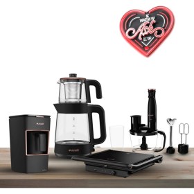 Resim Arçelik 4 Lü Siyah Elektronik Çeyiz Seti 