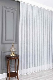 Resim Ev Depo Home Taç Normal Pile Tül Perde Tek Kanat ORMETUL41248NORMAL, Ekru, 170 x 200 