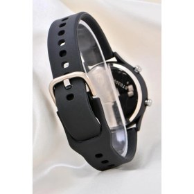 Resim Saattino Kadın Saati Siyah Renk Silikon Kordonlu Tuşlu LED Unisex Çocuk Bileklik Saat ST-304169 