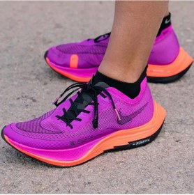 Resim Nike Zoomx Vaporfly Next%2 Running Shoes Ultra Hafif Koşu Ayakkabısı Mor Mor 