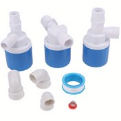 Resim 1 Adet Otomatik Su Seviye Kontrol Valfi - 1/2" & 3/4" PA66 Naylon ve 304 Paslanmaz Çelik Şamandıra Topu Valfi, O-Ringli ve Bağlantı Parçaları ile Su Tankları, Havuzlar, Güneş Enerjisi Sistemleri için - Korozyona Dayanıklı Otomatik Doldurma Vanası, Su Seviyesi Kontrolü, Akvakültür Ekipmanı, Dayanıklı Yapım, Yüksek Kaliteli Malzemeler, Kompakt Tasarım, Hassas Mühendislik, Havuz Sahipleri İçin 