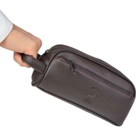 Resim en deri Erkek Siyah Günlük Lüks Portföy Traşlık El Çantası 