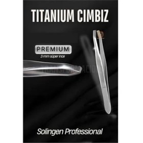 Resim Mobil Dünyası Hsnet 3 mm Ince Uçlu Cımbız Titanyum Çelik Solingen Professional - MB000X-2FX0C8 