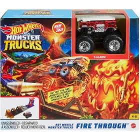 Resim Hot Wheels GYL09 Hot Wheels, Monster Trucks Aksiyona Başlangıç Oyun Seti / +4 Yaş 