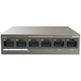 Resim Tenda 5 Port 63W 4 Port Poe TEF1106P-4-63W 10/100 Yönetilemez Switch Masaüstü 