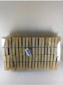 Resim Tahta Mandal Yaylı Ahşap Mandal 144 Adet 