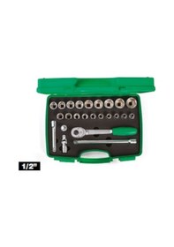 Resim Elta 1/2 Altı Köşe Lokma Anahtar Takımı (24 Parça Mm) 