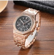 Resim Yingfu 6835 Erkek Kuvars Çelik Bant İzle, Gül Altın Siyah Çok Renkli Cagarny Basit Çok Renkli 