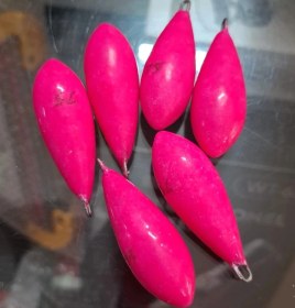 Resim Surf Olta Kurşunu Pembe Uv Renkli 100gr 1 Adet - Standart 