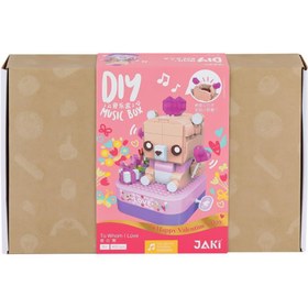 Resim Nessiworld JK1306 Jaki Müzik Kutusu Blok Seti 405 Parça -Vagon life 