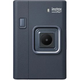 Resim Fujifilm Instax Mini Liplay Plus Midnight Blue Fotoğraf Makinesi, Çanta, Albüm, Kıskaç ve 20'li Film Hediye Seti 