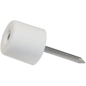 Resim Genel Markalar KATAR Lüx Çivili Raf Pimi Beyaz 100 Lü Paket 