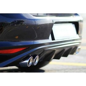 Resim Vw Golf Mk7 R Style Difüzör Piona Black 2012 - 2019 Plastik N11.3009 