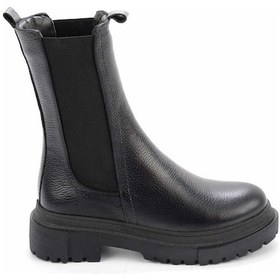 Resim Siyah Hakiki Deri Kadın Bot & Bootie K02724300103 Siyah 