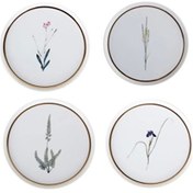 Resim Porland Botanical 21 CM 4 Kişilik Pasta Takımı 