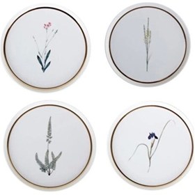 Resim Porland Botanical 21 CM 4 Kişilik Pasta Takımı 