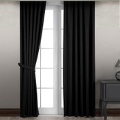 Resim Nuvomon Blackout Fon Perde V15 - Siyah - 140x270 cm 