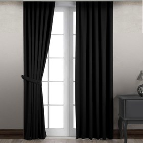 Resim Nuvomon Blackout Fon Perde V15 - Siyah - 140x270 cm 