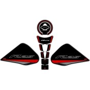 Resim GP Kompozit Yamaha R25 2015-2018 Uyumlu Tank Pad Seti Kırmızı 