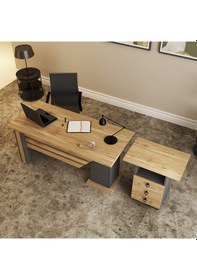 Resim Kalender Dekor Ophira-1-3 Ofis Büro Masası Takımı Oph04 