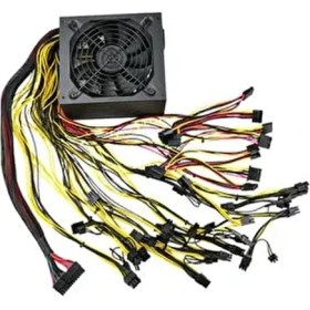 Resim Gametech 2000 WATT 90 Plus Gold 14CM Fanlı Btc Power Supply Sessiz Çalışma Özelliği ile Yüksek Performans 