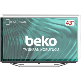 Resim Bestekran Beko Uyumlu B43 B 685 A Tv Ekran Koruyucu - Beko Uyumlu 43" İnç 108 Ekran Koruyucu B43B685A 