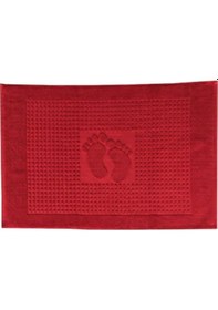 Resim 2 Adet Ayak Havlusu Winter Havlu Kırmızı Renk Mavi 