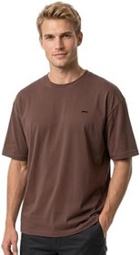 Resim Slazenger KEANE Erkek Oversıze Kahve Tişört 