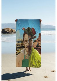 Resim Dijital Baskı Plaj Deniz Havlusu Breaking Bad Desenli Peştamal Hvl0028 Renkli 