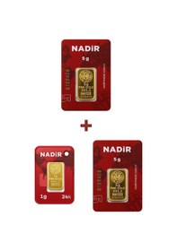 Resim Nadir Gold 24 Ayar 11 Gram Külçe Altın 2 Adet 5 Gram Külçe Altın + 1 Adet 1 Gram Külçe Altın 