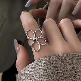 Resim Kadınlar için Ayarlanabilir Açık Halka - Minimalist Şık Beyaz Altın Kaplama Takı, Günlük Kıyafetler İçin, Mardi Gras Hediyesi ve Yıl Boyu Kullanım, Sevimli Mücevher, Özel Günler İçin, Zarif Tasarım, Moda Aksesuarı, İnce İşçilik, Moda Tutkunları 