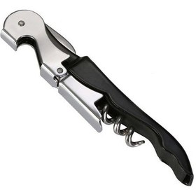 Resim Çok Fonksiyonlu Açacak Tirbuşon Şarap Mantar Tıpa Açacağı Siyah 