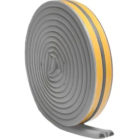 Resim Lidyahan Store 10 Metre (5x2=10 Metre) Yapışkanlı Gri Kapı Pencere Bandı Fitili Soğuk Izolasyon Kauçuk Bantları 