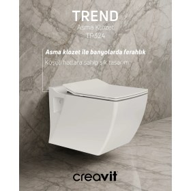 Resim Trend Asma Klozet ve Kapak Set 