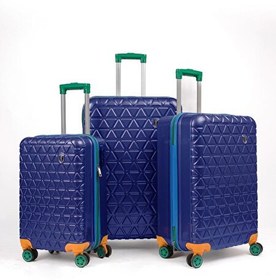 Resim Louisiana Polo 1089 Polikarbon 4x2 Teker Lacivert 3'lü Valiz Seti 