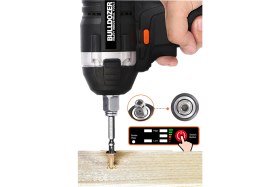 Resim Bulldozer Pro Somun Sıkma Kömürsüz Motor Şarjlı Çift Akülü Mandren Aparat Set 