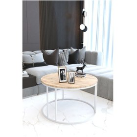 Resim Faymend Tek Orta Sehpa Beyaz Rivoli Rivoli 