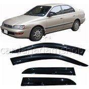 Resim Toyota Uyumlu Corona Cam Rüzgarlığı 4'Lü Set Halinde Kolay Montaj 