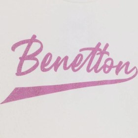 Resim United Colors Of Benetton Kız Çocuk Bnt-g23345 Benetton Sweatshirt Ekru-1881 Ekru 
