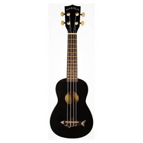 Resim Kala Makala Shark Soprano Ukulele (Siyah) 