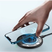 Resim Baseus 15w Qc Pd Manyetik Kablosuz Wireless Iphone 11 Pro Max Uyumlu Hızlı Şarj Cihazı Adaptör MAZTECH0T40 