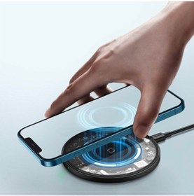 Resim Baseus 15w Qc Pd Manyetik Kablosuz Wireless Iphone 11 Pro Max Uyumlu Hızlı Şarj Cihazı Adaptör MAZTECH0T40 