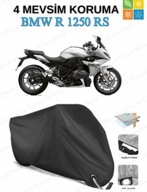 Resim AutoEN BMW R 1250 RS DAYANIKLI KİLİT UYUMLU SU GEÇİRMEZ MOTOSİKLET BRANDASI-SİYAH 