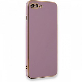 Resim iPhone 7 Plus Kılıf Volet Silikon - Mor 