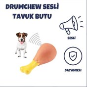 Resim DrumChew Sesli Oyuncak Tavuk Butu 