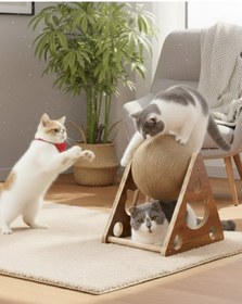 Resim Reyo Pet Üçgen Toplu Kedi Tırmalaması 