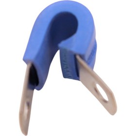 Resim GÜMRÜK BEY MS21919WCJ4 1/4" Çap Döngü Tipi Florosilikon Yastıklı Destek Kelepçesi – Paslanmaz Çelik | 10 Adet 