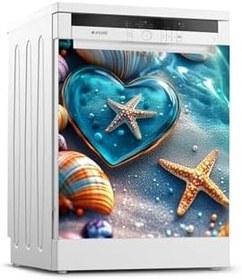 Resim Buzdolabı ve Bulaşık Makinesi Takım Sticker 0411 