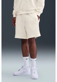 Resim Nike Giannis Fleece 8" Mens Short Erkek Fransız Havlu Kumaş 20 Cm Şort Beyaz Beyaz 