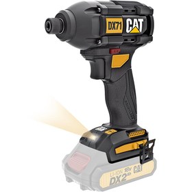 Resim CAT DX71B 18Volt 215Nm Kömürsüz Profesyonel Şarjlı Darbeli Tornavida (Akü Dahil Değildir) 
